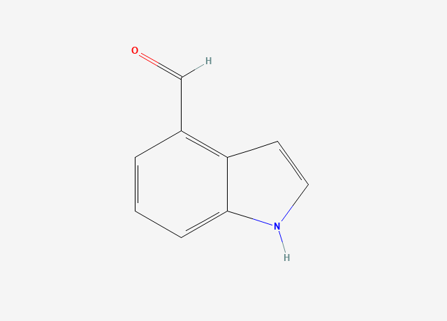 4-Indolecarboxaldehyde structure