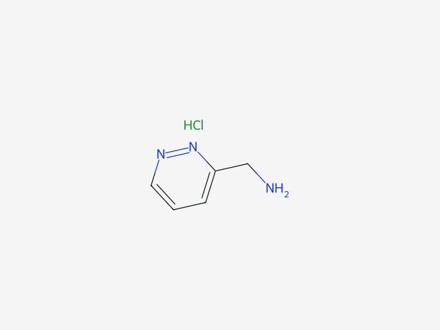 pyridazin-3-ylmethanamine hydrochloride structure
