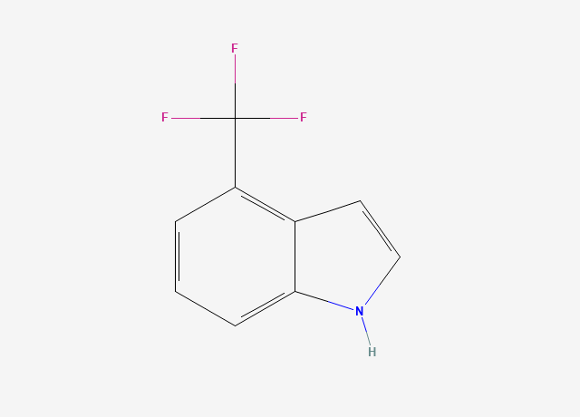 4-(Trifluoromethyl)-1H-indole structure