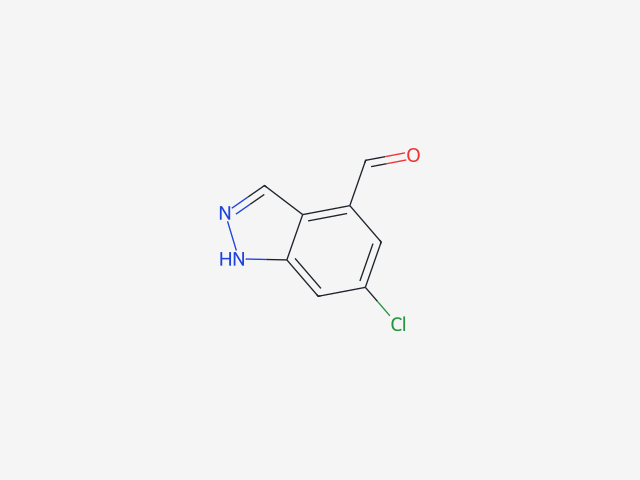 6-Chloro-1H-indazole-4-carbaldehyde structure