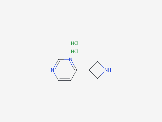 4-(Azetidin-3-yl)pyrimidine 2HCl structure