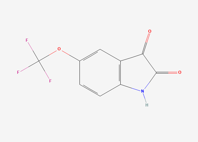 5-(Trifluoromethoxy)-isatin structure