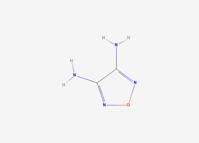 3,4-Diaminofurazan structure