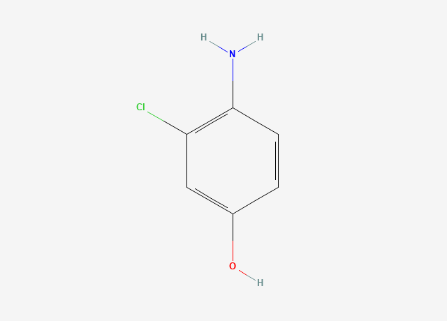 4-Amino-3-chlorophenol structure