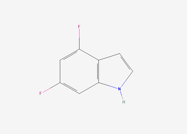 4,6-Difluoroindole structure