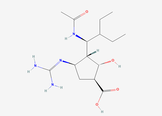 Peramivir structure