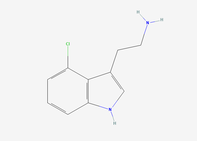 4-Chlorotryptamine structure