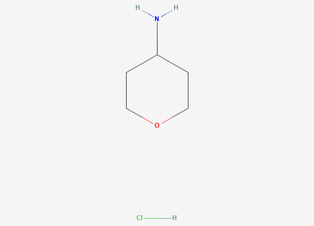 Tetrahydro-2H-pyran-4-amine hydrochloride structure