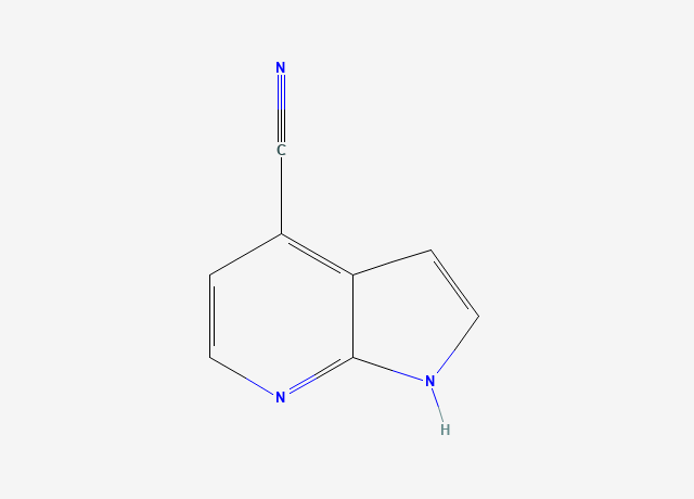 4-Cyano-7-azaindole structure