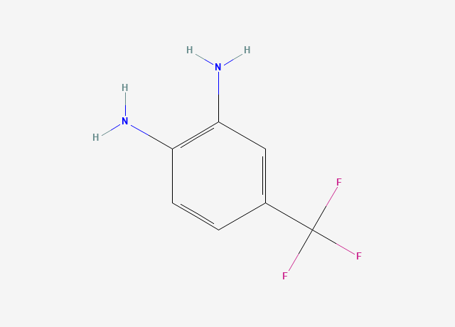 3,4-DIAMINOBENZOTRIFLUORIDE structure