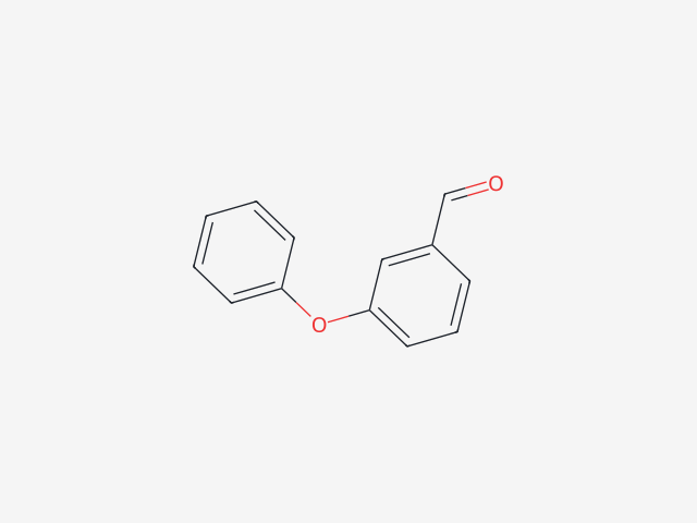 3-苯氧基苯甲醛 结构式