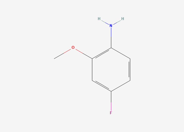 4-FLUORO-2-METHOXYANILINE structure