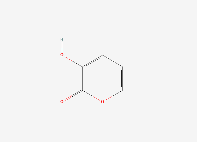 3-HYDROXY-2-PYRONE structure