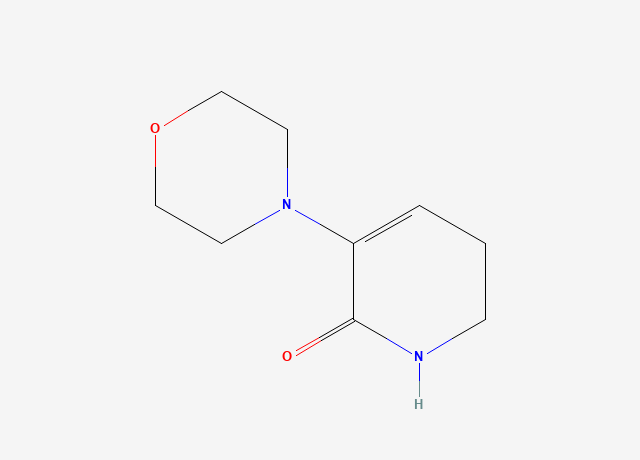 3-Morpholin-4-yl-5,6-dihydro-1H-pyridin-2-one structure