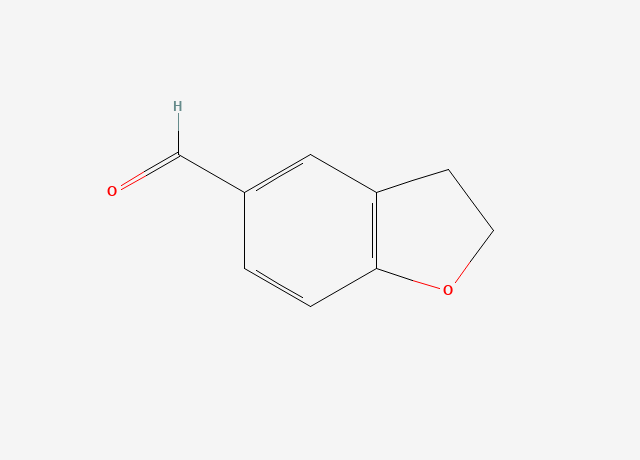 2,3-Dihydro-5-benzofurancarboxaldehyde structure