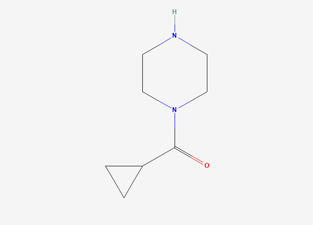 1-(CYCLOPROPANECARBONYL)PIPERAZINE structure