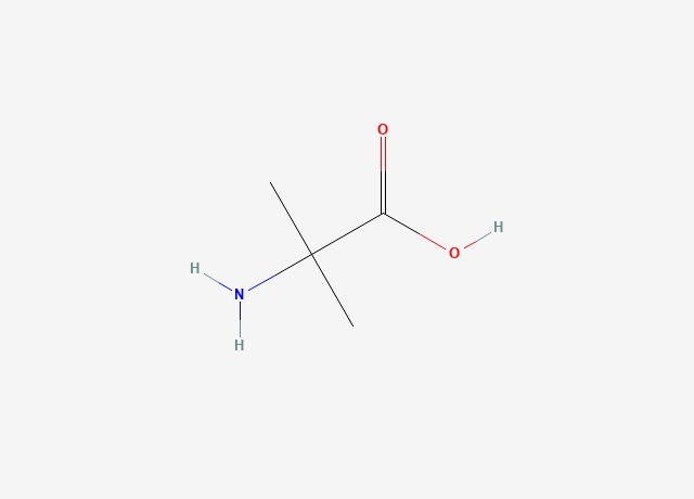 2-Amino-2-methylpropionic acid structure