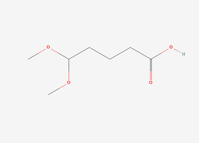 5,5-dimethoxy-1-oxopentanoic acid 结构式