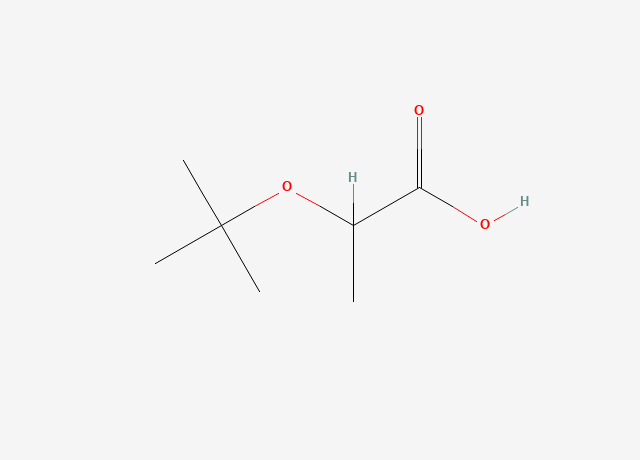 2-tert-butoxypropionic acid 结构式