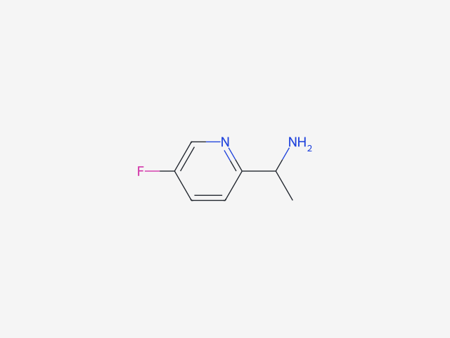 1-(5-fluoropyridin-2-yl)ethanamine structure