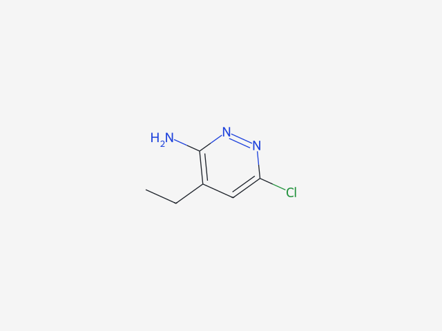 6-Chloro-4-ethylpyridazin-3-amine structure