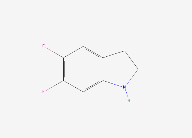 5,6-Difluoroindoline structure