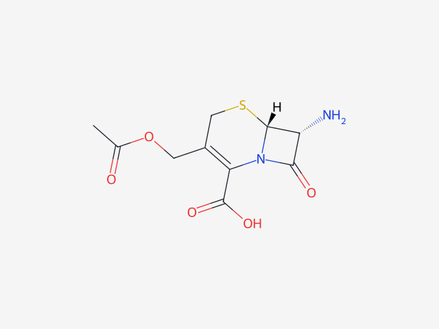 7-氨基头孢烷酸（7-ACA） 结构式